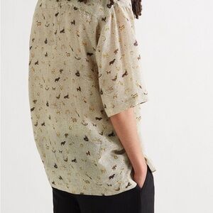 Nanushka Beige and Brown Shirt